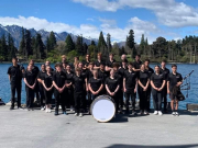National Youth Pipe Band Plays Anzac Day