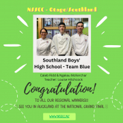 Regional Win - National Secondary School Culinary Challenge