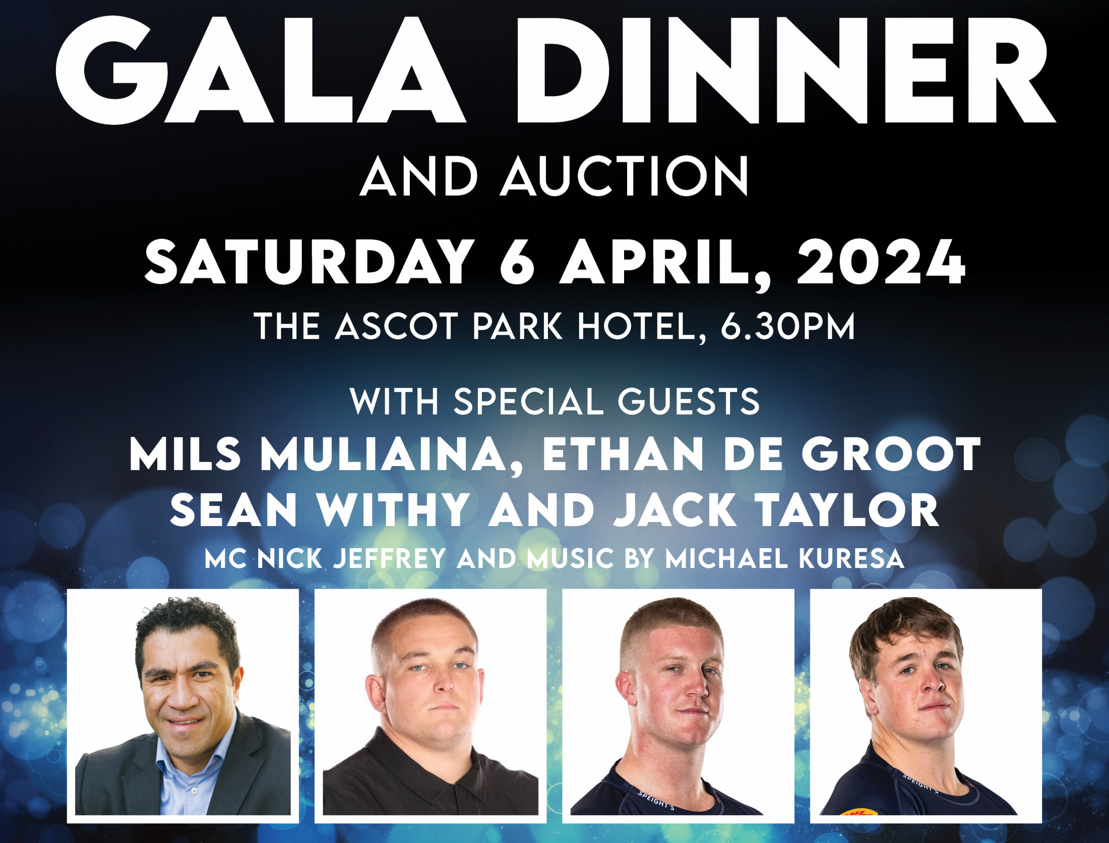 Gala Dinner and Auction 6 April - Fundraiser for First XV